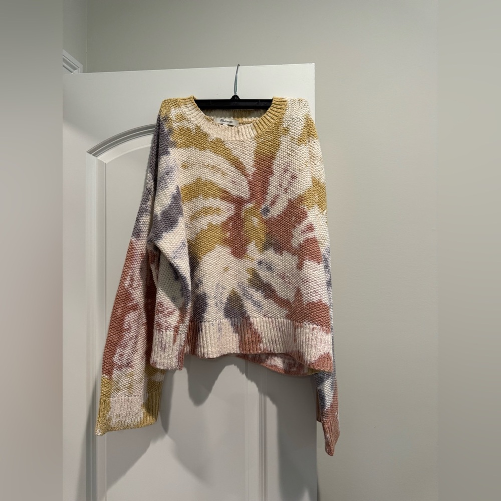 Madewell Tie-Dye Westford Pullover Sweater